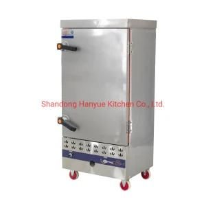 Commercial Stainless Steel Gas Rice Steaming Cabinet Steamer Rice