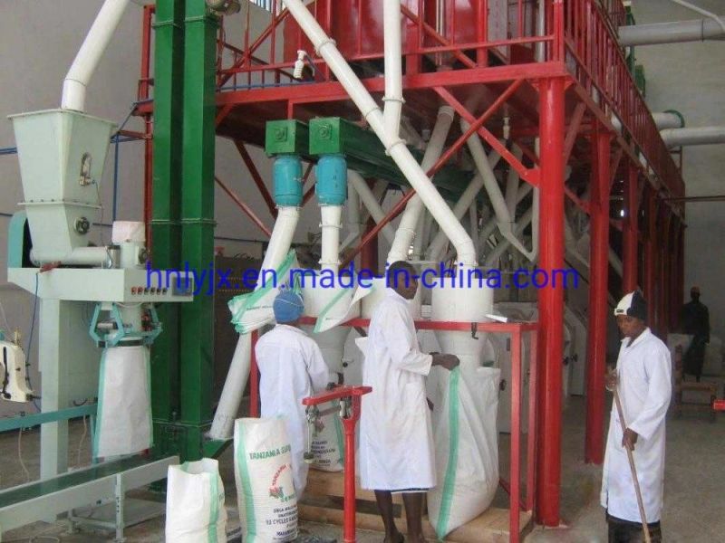 4 Tons Per Hour Highly Automatic Maize Corn Mill Line