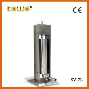 High Quality Stainless Steel Kitchen Equipment 15lbs Vertical Manual Sausage Filling ...