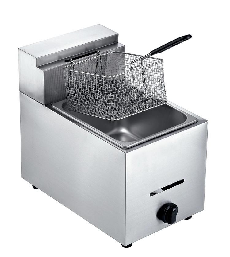 Gas Deep Fryer (1-Tank, 1-Basket)