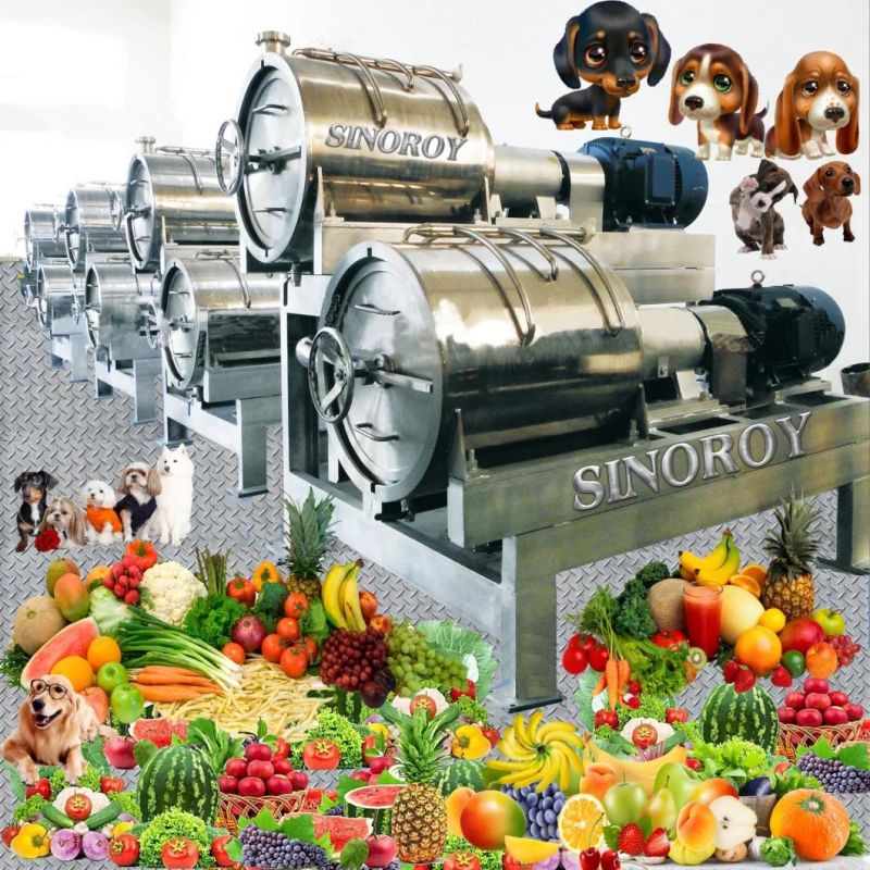 100 Tons Pet Food Fruit Vegetable Sauce Puree Paste Jam Processing Line and Machines