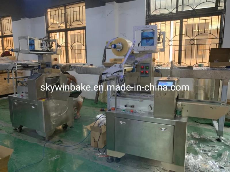 Skywin Biscuit Packing Machine Flow Packing Turn-Plate Machinery for Bakery Equipment