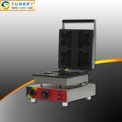 electric Butterfly Shape 4 PCS Waffle Maker