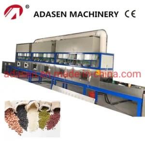 Tunnel Conveyor Belt Red Bean Mung Bean Grains Microwave Roasting and Ripening Machine