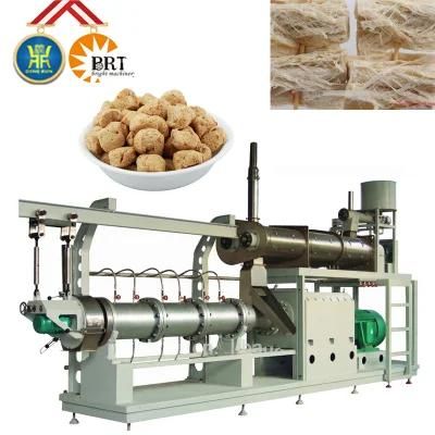 High-Quality Textured Meat Protein Soya Chunk Nugget Making Extruder Machine