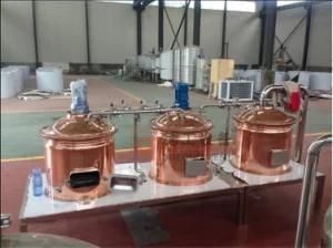 100L Red Copper Turnkey Beer Brewing Equipment
