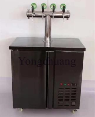 Draft Beer Dispenser Equipment / Beer Dispenser Cooler with Beer Tank and CO2 Bottle