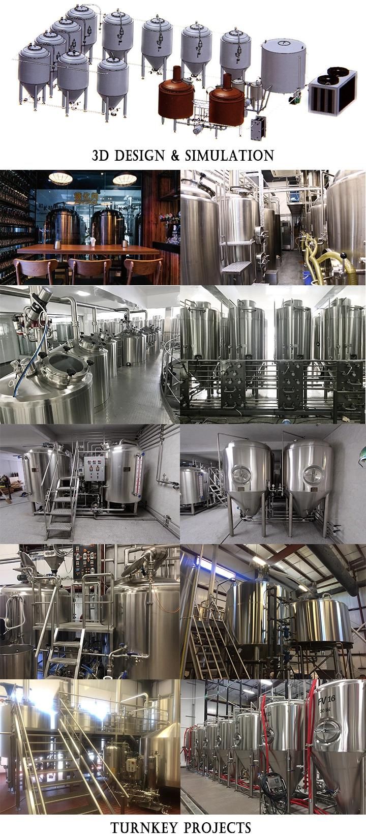 Beer Equipment Micro Brewery 300L 500L 1000L Per Batch