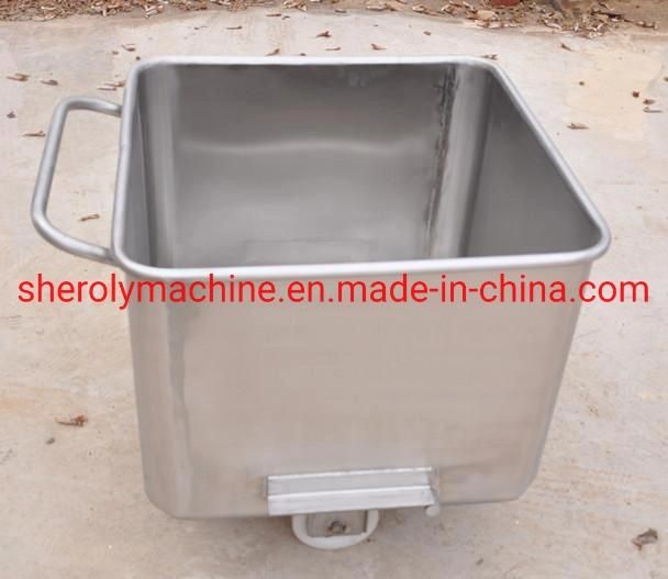 Custom 304 Food Cart Trolley Meat Skip Car Meat Processing Machine