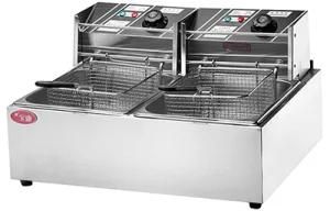 Two Tank Two Baskets Electric Fryer