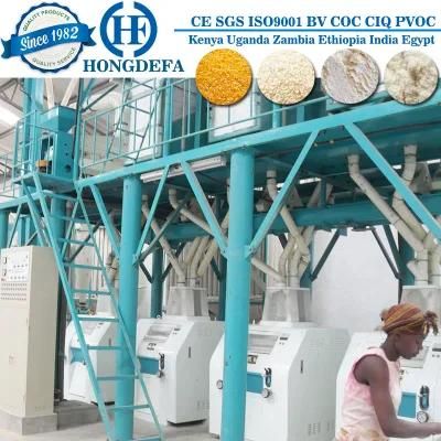 50t Per 24h Maize Mill Machine in Gulu Uganda