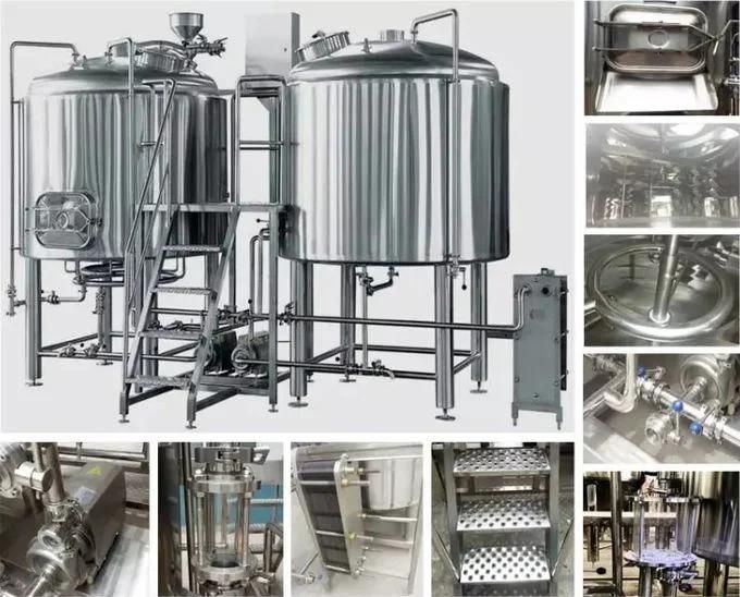 10bbl Stainless Steel Copper Concial Jacketed Fermenter Bright Saccharification Microbrewery Brewhouse Beer Brewing Equipment