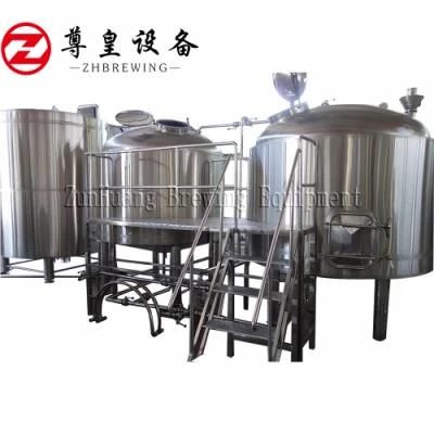 Big Brewery Equipment Alcohol Production Line Beer Brewing Machine