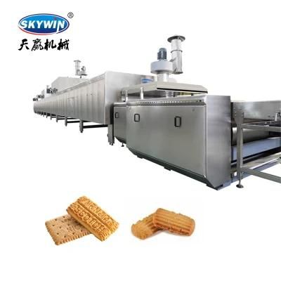 Skywin Big Capacity Commercial Biscuit&Cookie Bakery Tunnel Oven for Sale