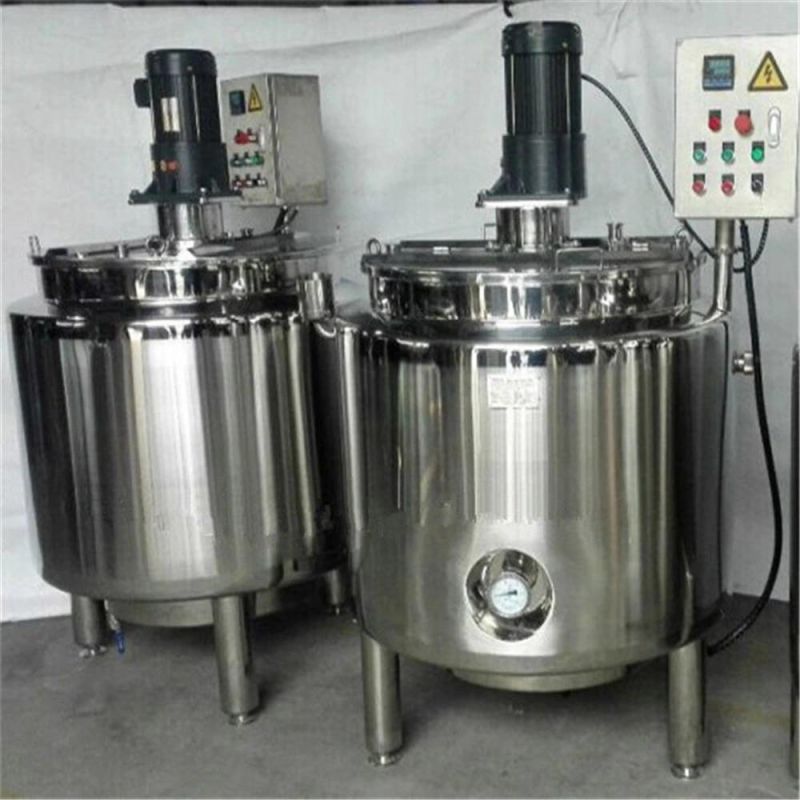 CE Certificate Stainless Steel Jacket Cooking Emulsifying Jelly Fruit Juice Mixing Tank Price