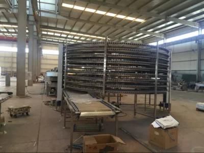 Industrial Food Factory Carrier Spiral Cooling Tower for Bread, Cake, Biscuit