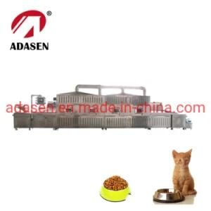High Quality Tunnel Conveyor Microwave Drying and Sterilizing Machine for Dog Food and Cat ...
