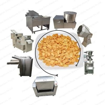 Chin Chin Cutting Equipment Chinchin Frying Drying Processing Machine