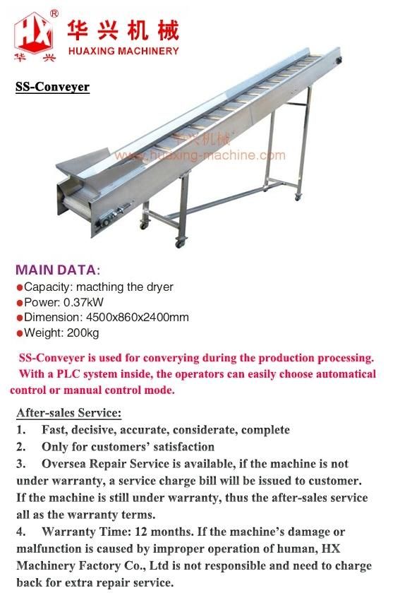 Ss-Conveyer (Conveying Machine/Corn Snack Production)