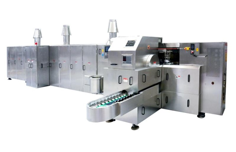 380V Ice Cream Cone Baking Machine with Double Layered Panel Door Automatic Sugar Production Line 10000 Cones