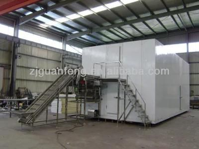 4000kg IQF Freezer Machine Freezing Equipment for Freezing Line