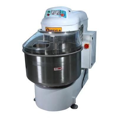 Luxury Double Motion Double Speed Automatic Spiral Bread Dough Mixer with 50kg Flour