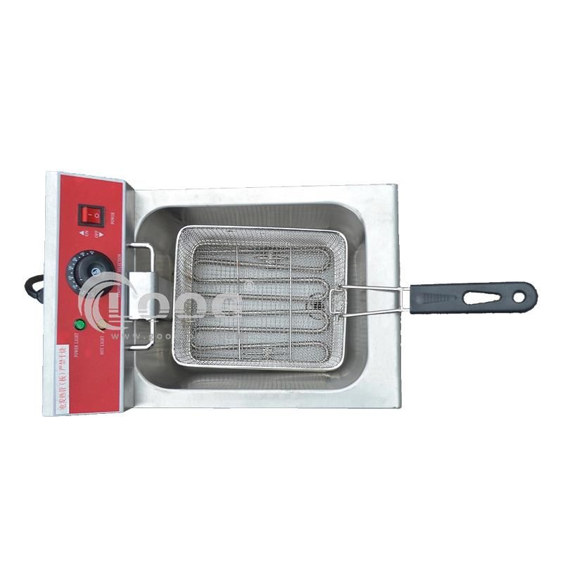 OEM Factory Direct Price Ce Approved Electric Best Deep Fryer Kitchen Equipment Single Tank Fryer with Drain Tap
