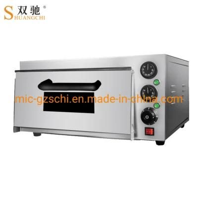 Stainless Steel 1 Deck 1 Tray Electric Pizza Oven Bakery Oven Baking Oven Bread Pizza Oven