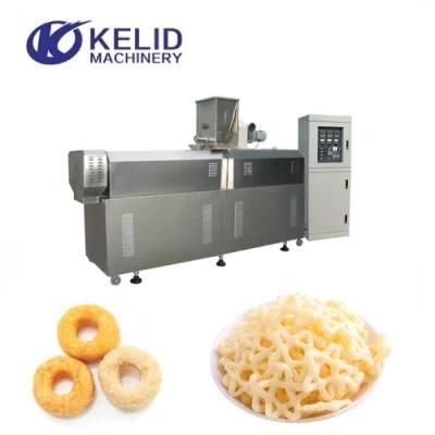 Corn Chips Snack Maize Food Puffing Extruder Cereals Production Line