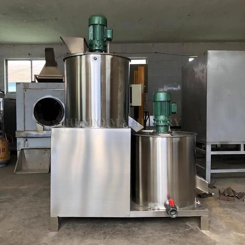 Large Capacity Sesame Roasting Machine Line / Sesame Paste Production Line / Sesame Washer Dryer Roaster Peeler Grinder Line