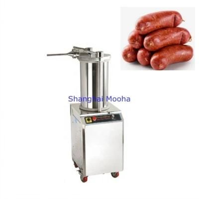 15L /26L /35L Hydraulic Sausage Filler/High Quality Sausage Stuffer/Sausage Meat Extrude ...