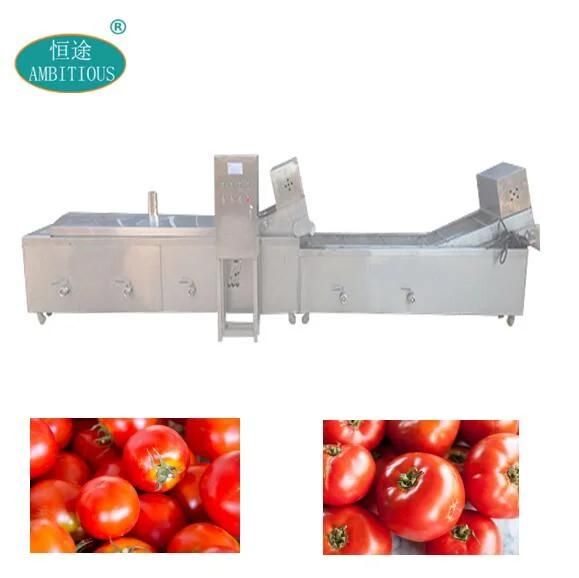 Tomato Washing Blanching and Cooling Machine Tomato Pre-Cooking Machine