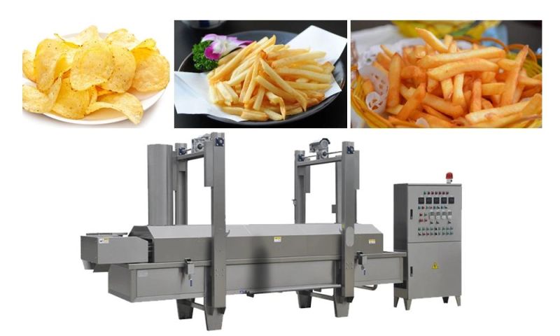 Semi-Automatic Potato Chips Production Line Frozen French Fries Making Machine