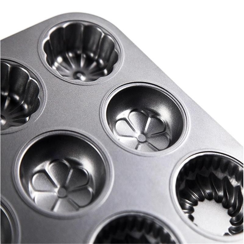 Rk Bakeware China- Silicone Glazed Muffin Cupcake Tray for Wholesale Bakeries