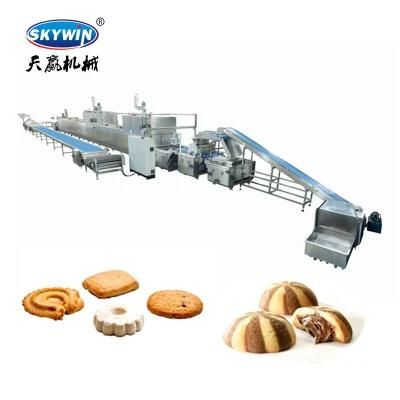 Skywin Multifunctional Hgih Productivity Biscuit and Cookie Snack Making Machinery ...