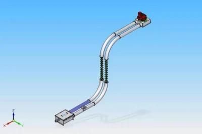 Food Tubular Conveyor Capacity Calculation Processing Equipment Price Cost