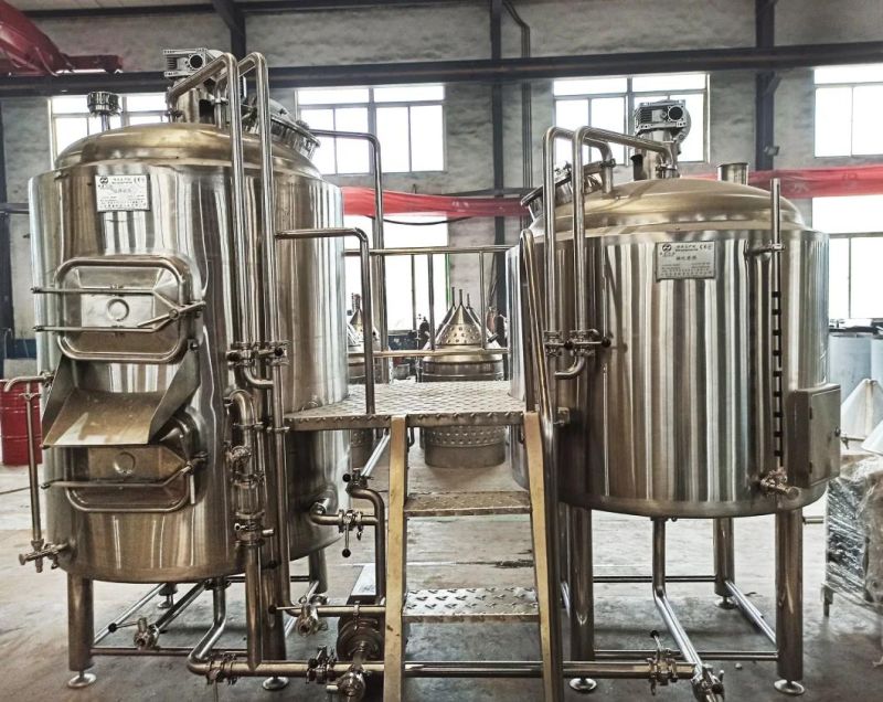 Turnkey Project Industrial Beer Brewing Equipment Production Line 200L 500L 1000L 2000L Fermentation Making Plant Microbrewery