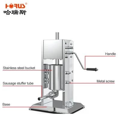 Stainless Steel Two Speed Manual/Electrical Sausage Making Machine Sausage Stuffer for ...