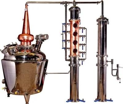 Alcohol Spirits Bottles Red Copper Distillation Equipment Making Palm Red Wine