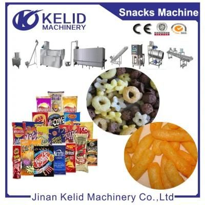 100- 1000kg Per Hour Popular Expanded Snacks Food Making Line