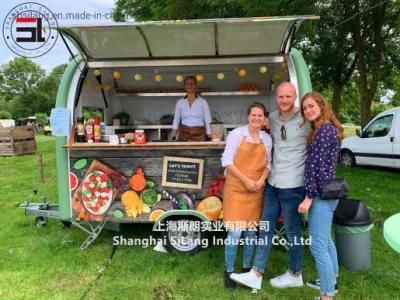 Shanghai Silang Mobile Catering Trailer Caravane Fast Food Mobile Truck for Ice Crema Hot ...