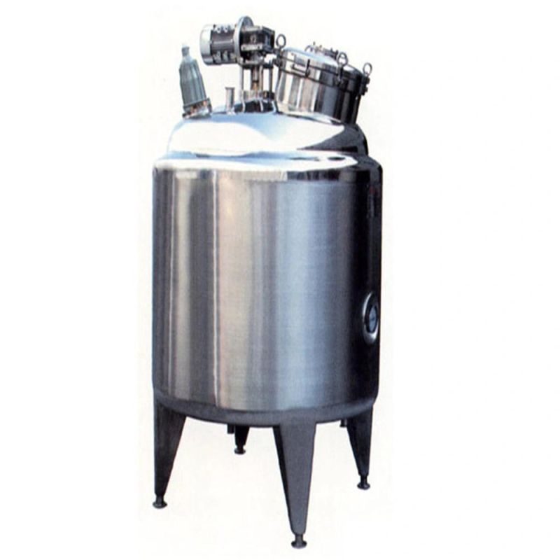 Stainless Steel Dairy Beverage Juice Heating Fermentation Mixing Blending Tank