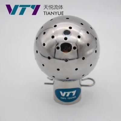Sanitary Stainless Steel Spray cleaning Ball with Pin