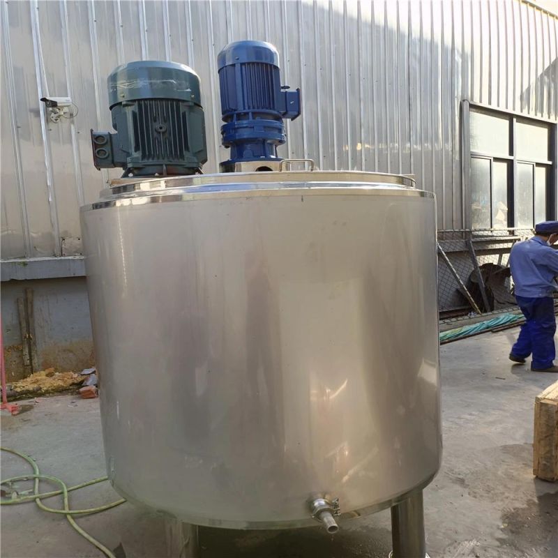 1500L 2000L 3000L 4000L Jacketed Stainless Steel Industrial Industry Mixing Tank with Agitator Price