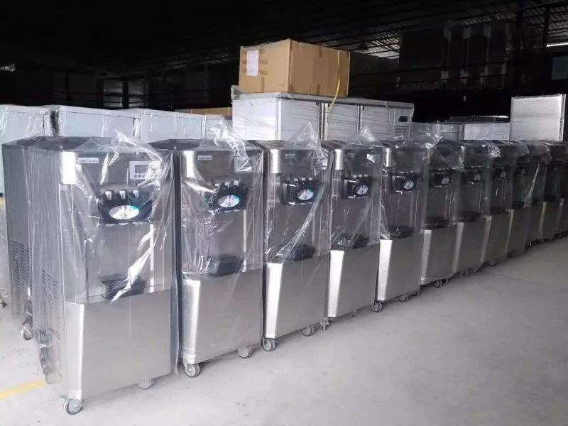 Commercial Ice Cream Machine with Double Conpressor, It Cooling Faster, Making More, and Sale Dirceting in Factory