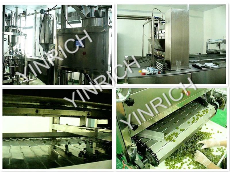 Candy Manufacturing Equipment Candy Maker Suppliers Complete Hard Candy Depositing Line Manufacturer with Ce ISO9001 Certificates (GD150/300/450/600)