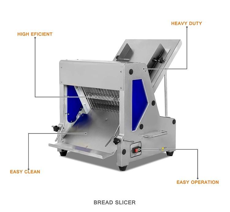 CE Certificate Toast Making Machine Per 12mm 31slices Burger Bread Slicer Bread Divider Bread Slicer