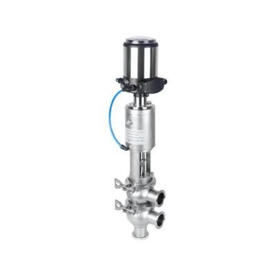 3A Certified Air Operated Shut-off Divert Valve for Beverage Dairy