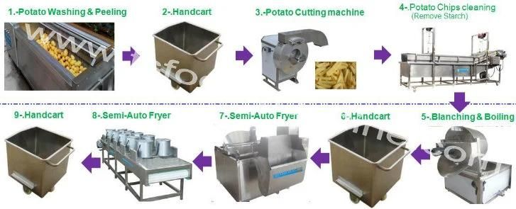 Gas Heated Vigna Eggplant Mushroom and Green Bean Fryer and Frying Machine