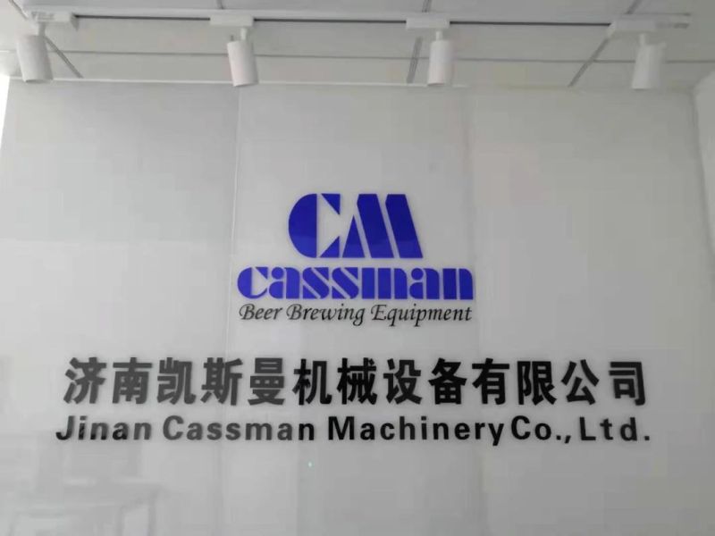 Cassman Malt Beer Micro Brewery 500L Micro Beer Production Line with Cooling Water Jacket